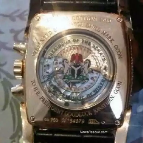 David Mark Allegedly Gave GEJ A $200k Solid Gold Customized Watch