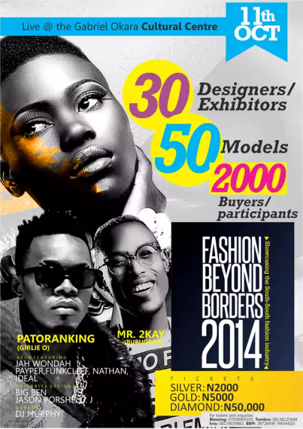 Fashion Beyond Borders Glitzes Up The South-South With Patoranking and Mr.2Kay