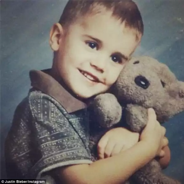 Justin Bieber Posts Adorable Throwback Photo Of Himself
