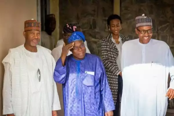 Obasanjo Meet Gen Muhammadu Buhari In Abuja