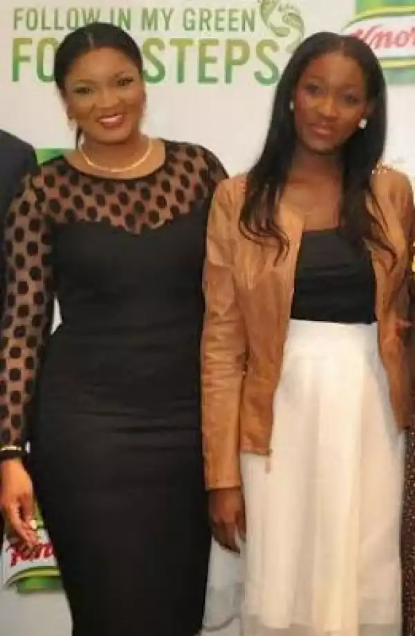 Omotola Poses With Her 15-Year-Old Daughter, Meraiah Ekeinde
