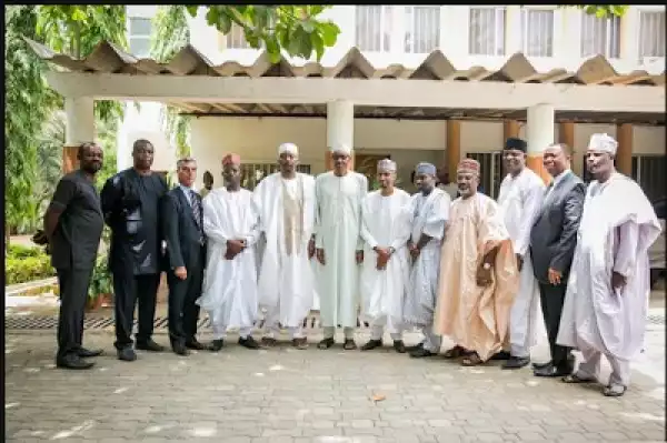 Photos: Buhari Receives Delegates From Peugeot Automobile Nigeria Limited In Abuja