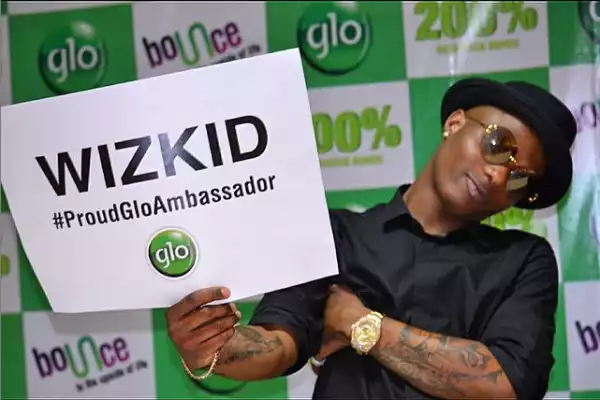 Photos: Wizkid Took To His Instagram Page To Confirm Being A Proud GLO Ambassador