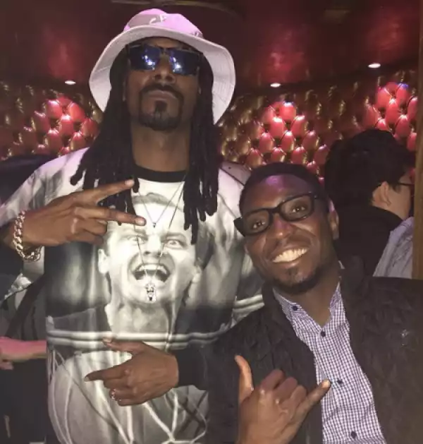 Sensational Vocalist Timi Dakolo Hangsout With Snoop Dogg In Atlanta At The Rapper’s Listening Party