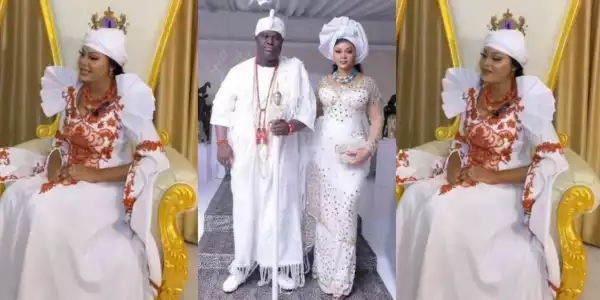 Ooni’s wife, Queen Tobi Phillips addresses trolls over her failure to speak Yoruba (Video)