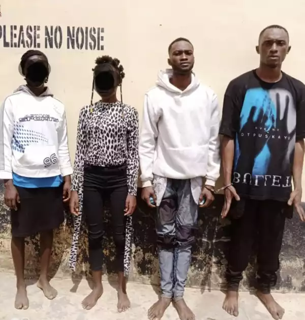 Teenager, her boyfriend and two others arrested for conspiracy and self-kidnapping