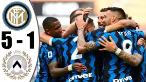 Inter Milan vs Udinese 5 − 1 (Serie A  Goals & Highlights 2021)
