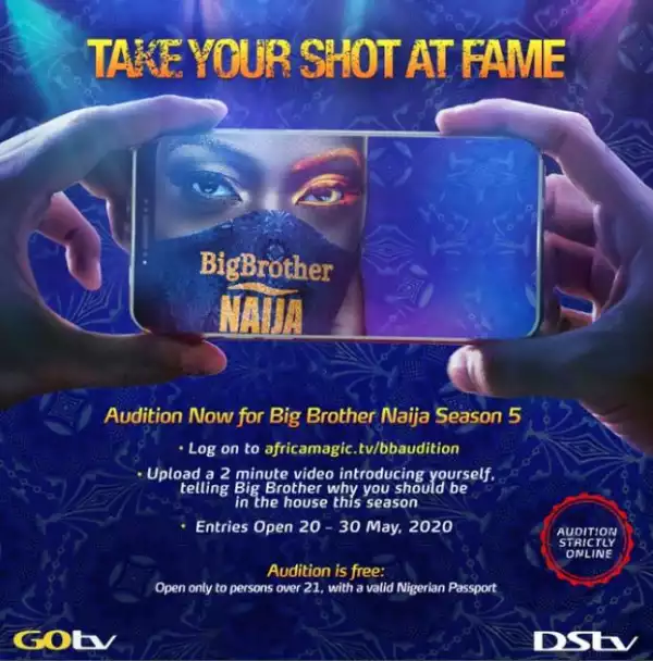 #BBNaija Season 5 Is Back! See How To Apply For Audition