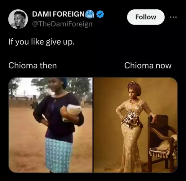 Davido’s wife Chioma’s before and after transformation goes viral