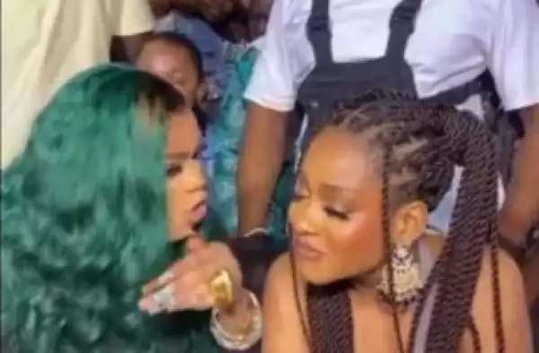 Maybe He Has Mouth Odour – Reactions Trail Phyna’s Facial Expression As Bobrisky Speaks To Her (Video)