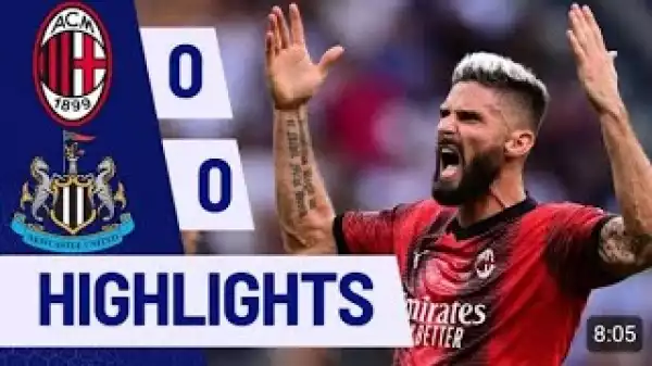 AC Milan vs Newcastle 0 - 0 (Champions League Goals & Highlights)