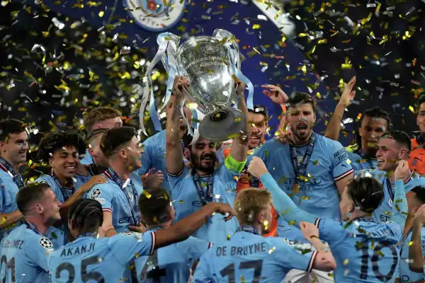 Why UEFA won’t allow Man City wear Champions League trophy next season