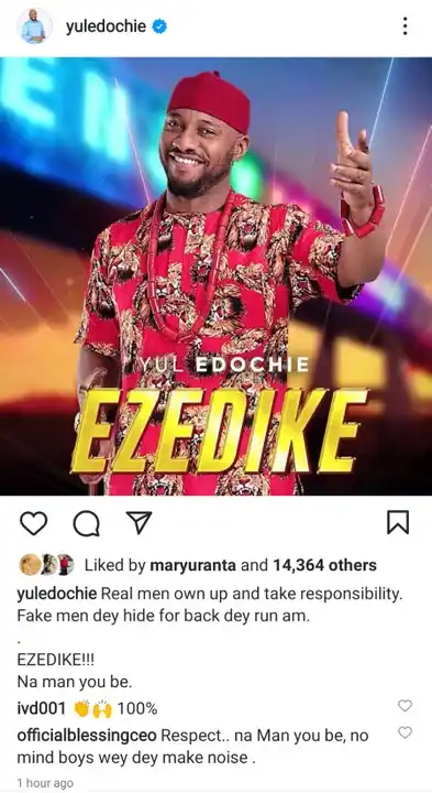 Yul Edochie Replies Critics On 2nd Wife, Says 