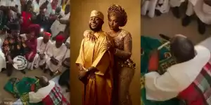Davido surprises wife, Chioma with car on wedding day
