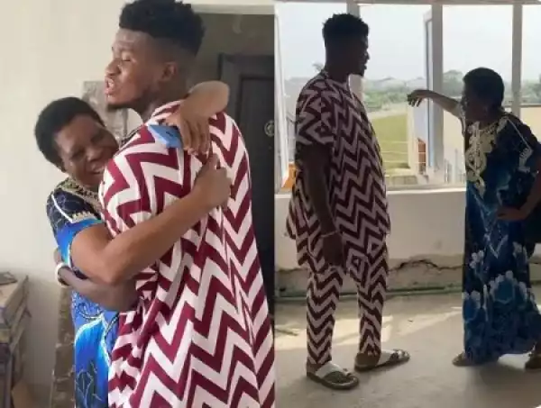 Zicsaloma Gifts His Mother A Mansion (Video)