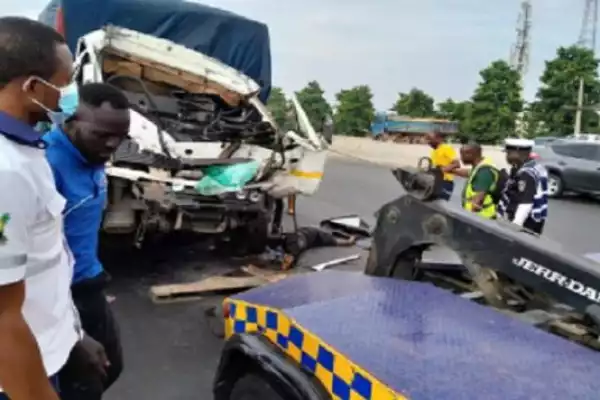 Driver Dies, Explosions Averted As Fuel, Diesel Tankers Fall In Lagos