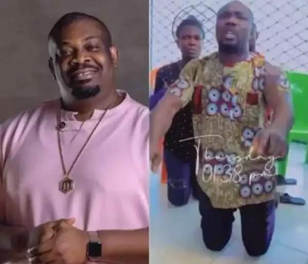 Don Jazzy Pays N570k Damages Fee For Taxi Driver Whose Car Got Burnt (Video)