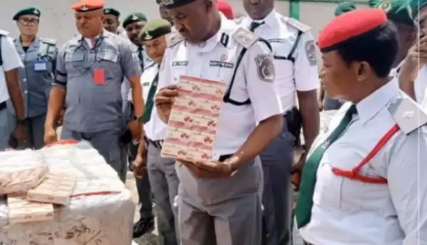 N1.8bn Tramadol From India, Pakistan Seized at Lagos Airport (Photo)