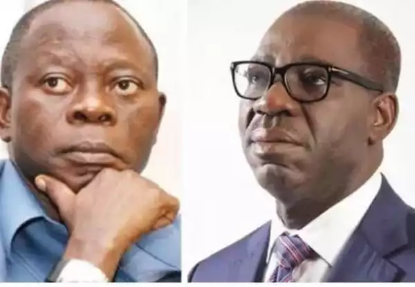 SECOND ROUND!! Oshiomhole Renews Battle With Obaseki Over Lawmakers