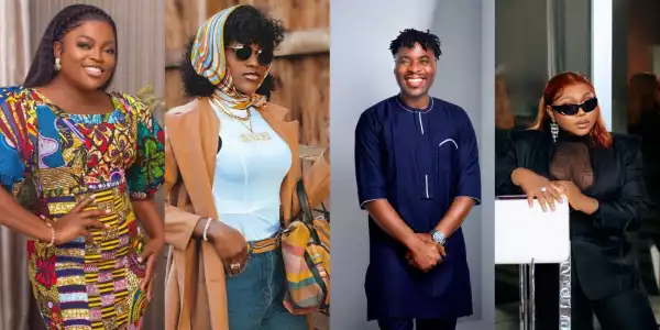 Funke Akindele snubs old friends as she specially celebrates Nollywood stars (full names)