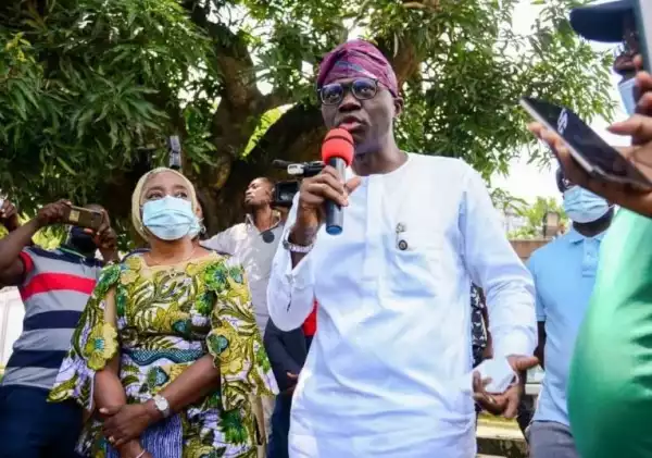 Sanwo-Olu Donates N100m To Victims Of Burnt Spare Parts Market (Video)