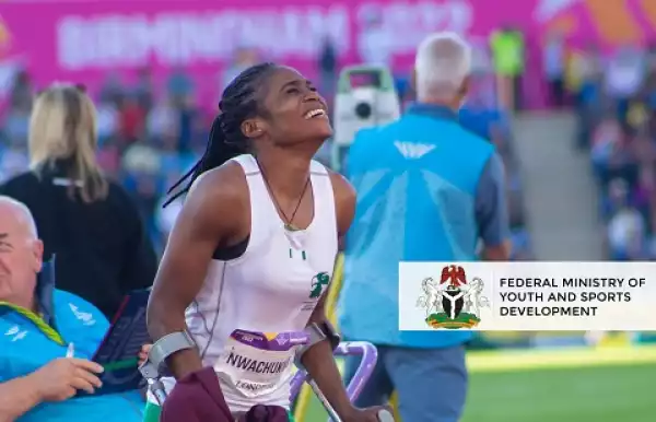 Goodness Nwachukwu Wins Gold In Women’s Para Discus At The Ongoing CommonWealth Games