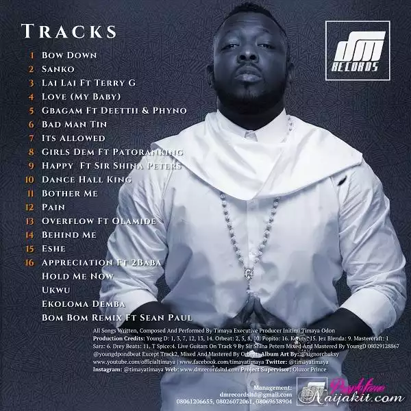 Timaya - Behind Me (Prod. By Young D)