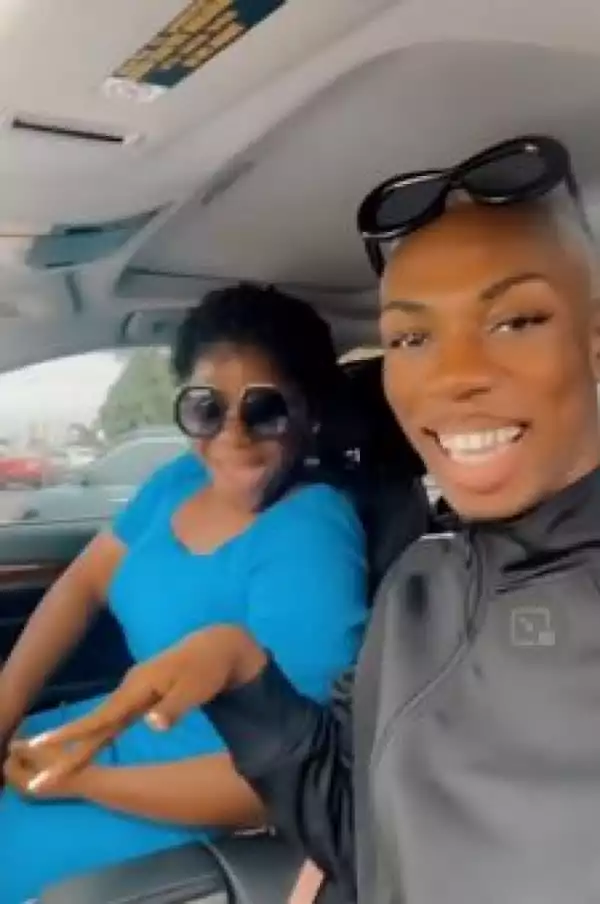 Is He Acting As A Man Or Woman – Reactions As James Brown And Destiny Etiko Link Up For Movie Production (Video)