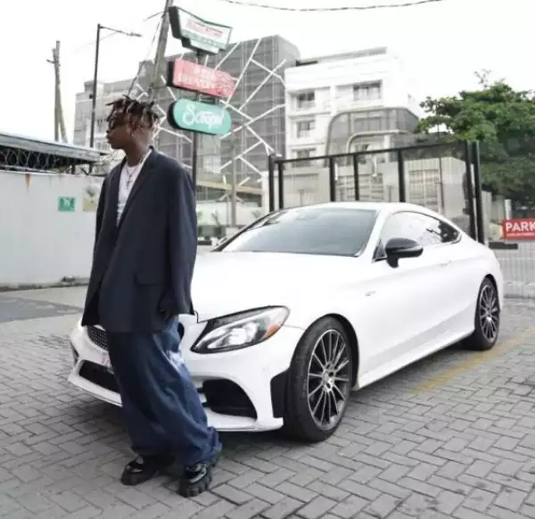 Nigerian Singer, Magixx He Splashes Millions On A New Mercedes-AMG (Photos)
