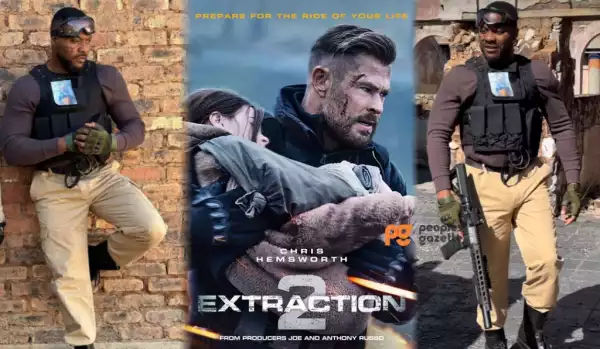 Nigerian Actor Bolanle Ninalowo Features in Hollywood Movie ‘Extraction 2’