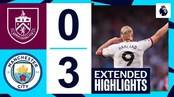 Burnley vs Man City 0 - 3 (Premier League Goals & Highlights)
