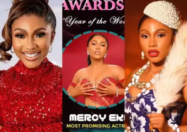 We Won Guys - Mercy Eke Celebrates After Taking Home ‘Most Promising Actress’ Award