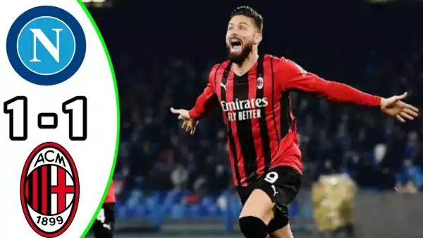 Napoli vs AC Milan 1 - 1 (Champions League 2023 Goals & Highlights)