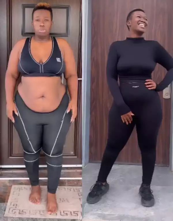 Comedian Real Warri Pikin Shares Progress Report Six Months After Undergoing Weightloss Surgery (video)