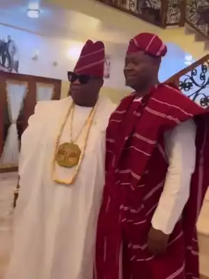 Davido’s father and uncle look dapper as they set for big day