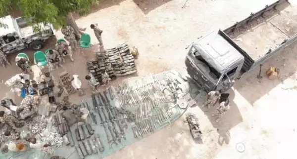 ‘ISWAP’s underground armoury’ uncovered by troops in Sambisa forest