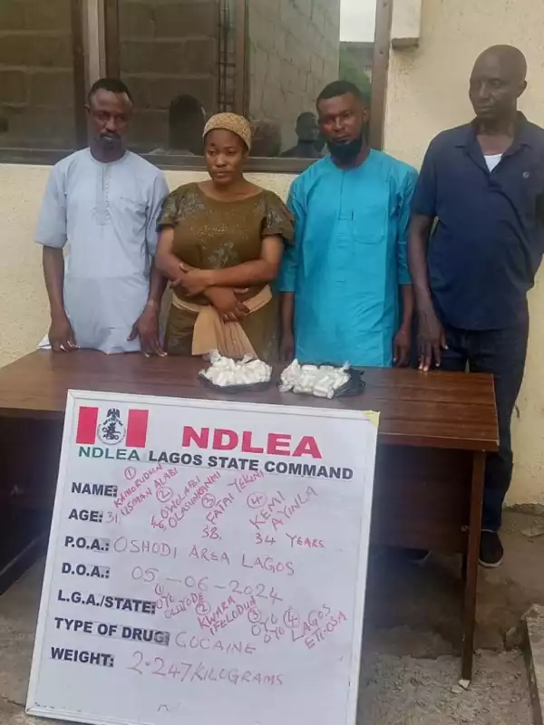 Hajj 2024: NDLEA arrests intending pilgrims with cocaine consignments in Lagos