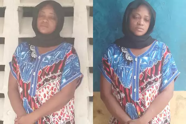 Photo Of Mother Who Was Arrested For Attempting To Murder Her Epileptic One Year Old Baby In Lagos