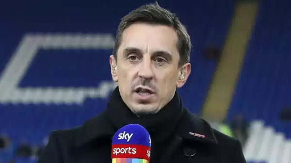 EPL: It could win them title – Gary Neville reacts to Arsenal’s 2-2 draw at Liverpool