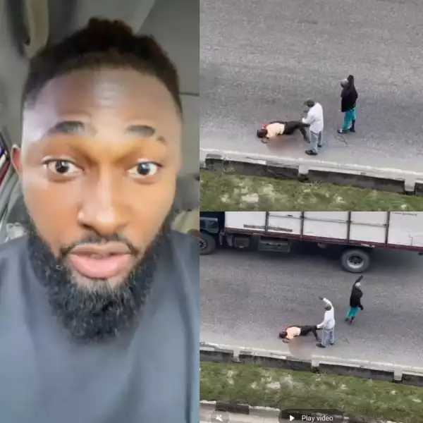 Uti Nwachukwu Calls Out Lagos Govt After Emergency Numbers Fail To Help In His Efforts To Rescue Hit And Run Victim (Video)