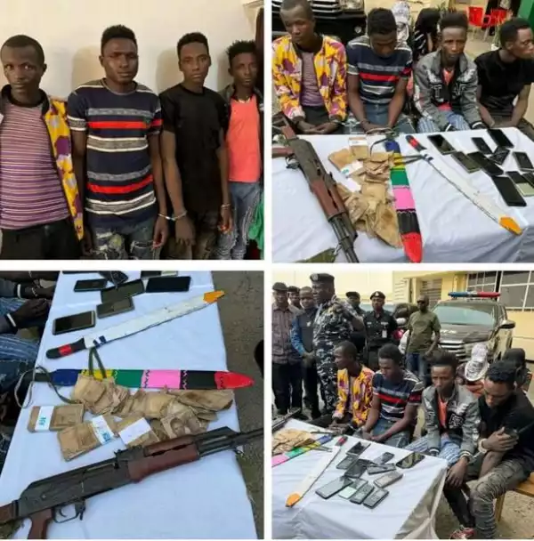 Police Bust Kidnappers’ Hideout In FCT, Arrest Wanted Kingpin And Five Others (Photos)